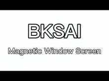 Laden und Abspielen von Videos im Galerie-Viewer, BKSAI Magnetic Window Screen Magnetic Buckle Easy Installation 100*130cm
